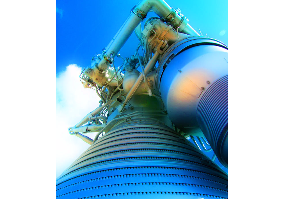 blue origin rocket engine left
